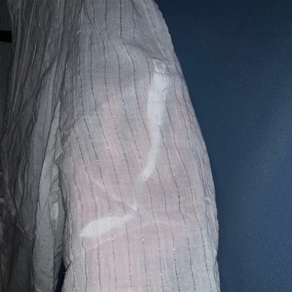 DKNY JEANS super lightweight shirt white size L - Picture 4 of 8